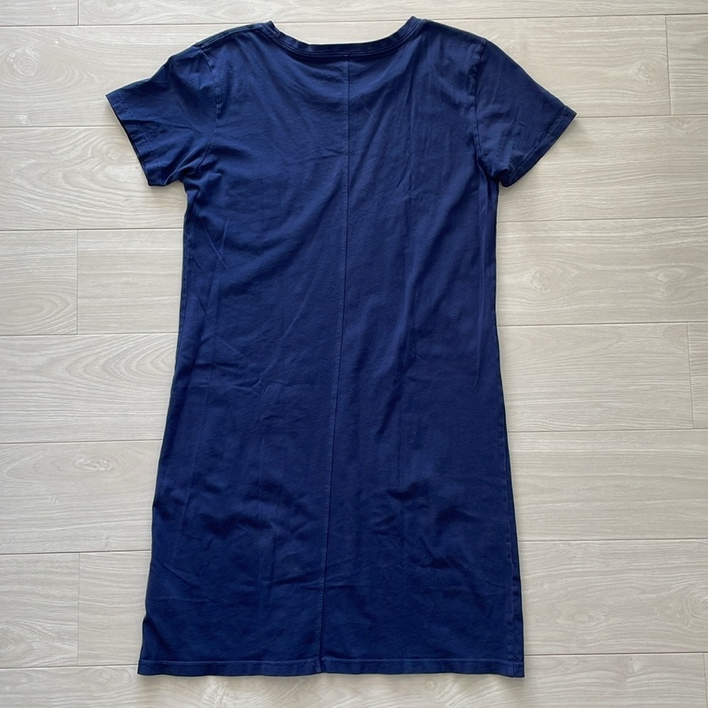 J. Crew Navy T-Shirt Dress - Picture 4 of 7